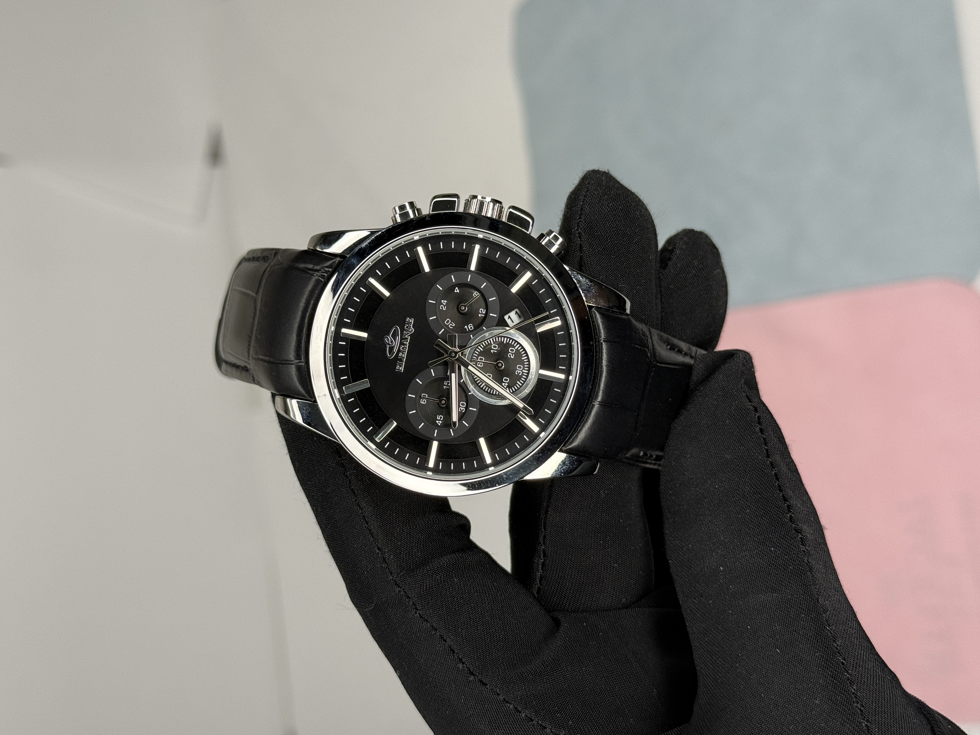 ساعت الگانس چرمی کرنو مردانه رفرنس ۰۰۳G