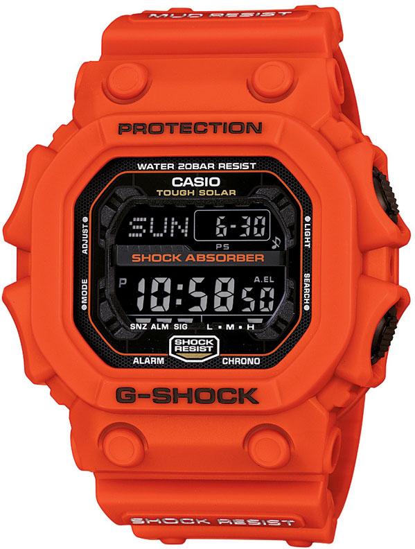 ساعت مچی کاسیو جیشاک GX56-4ADR قرمز سایز درشت