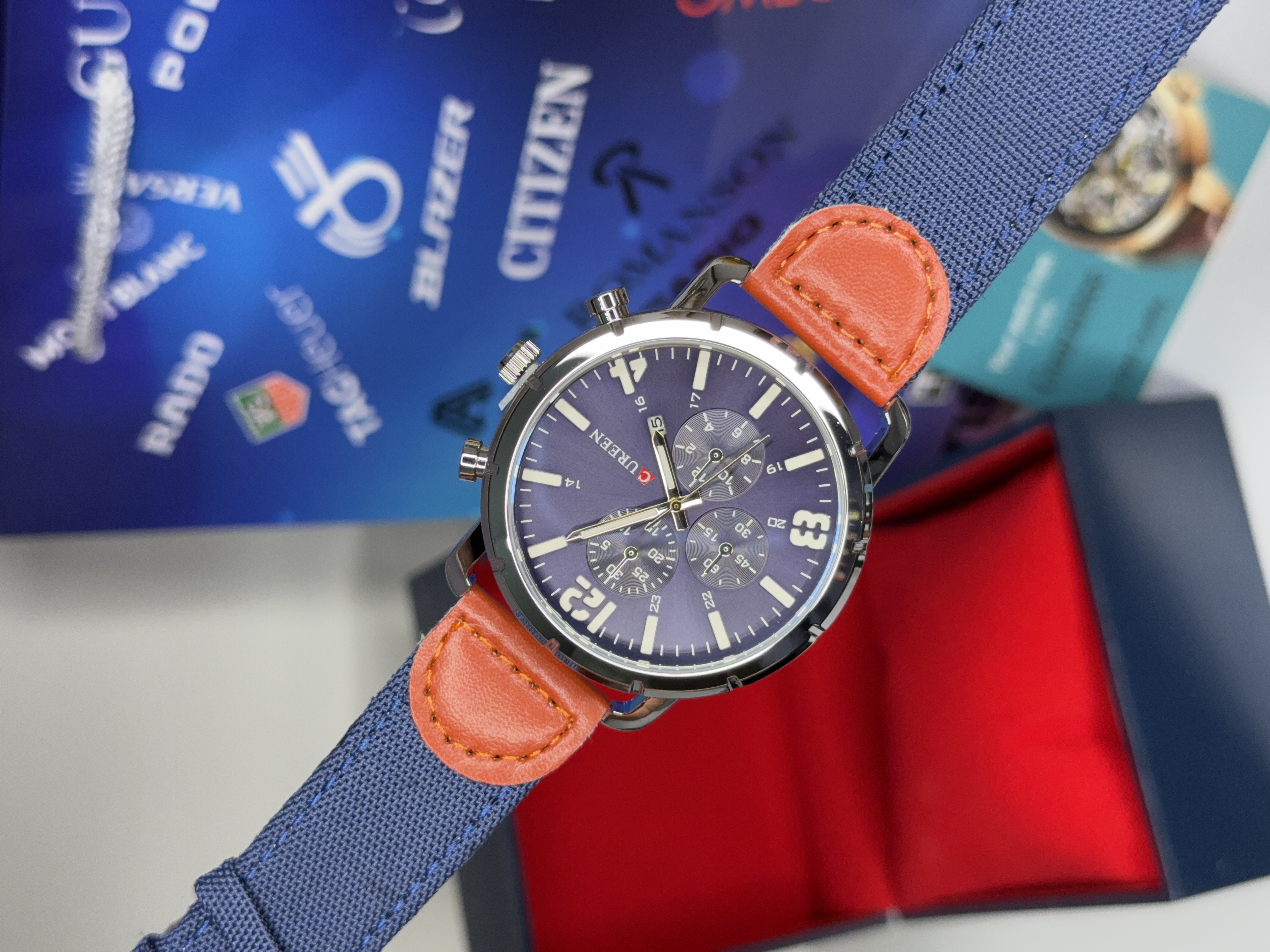 ساعت مچی کارن مردانه چرمی اورجینال