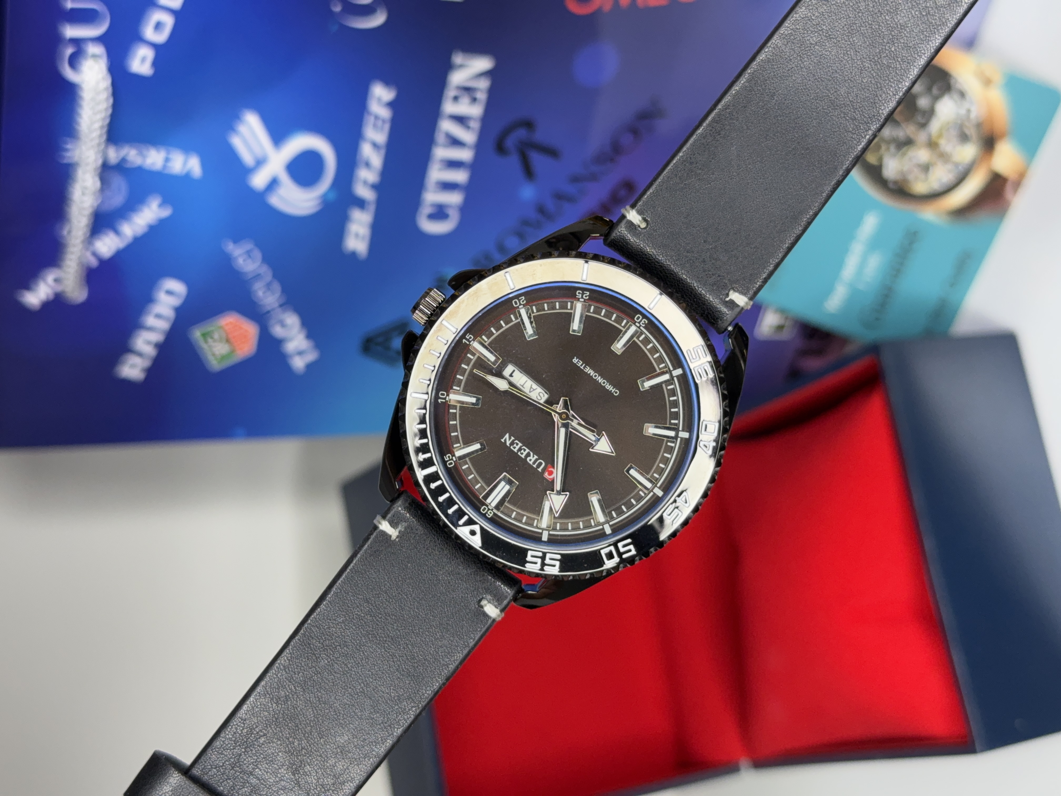 ساعت مچی کارن مردانه چرمی اورجینال