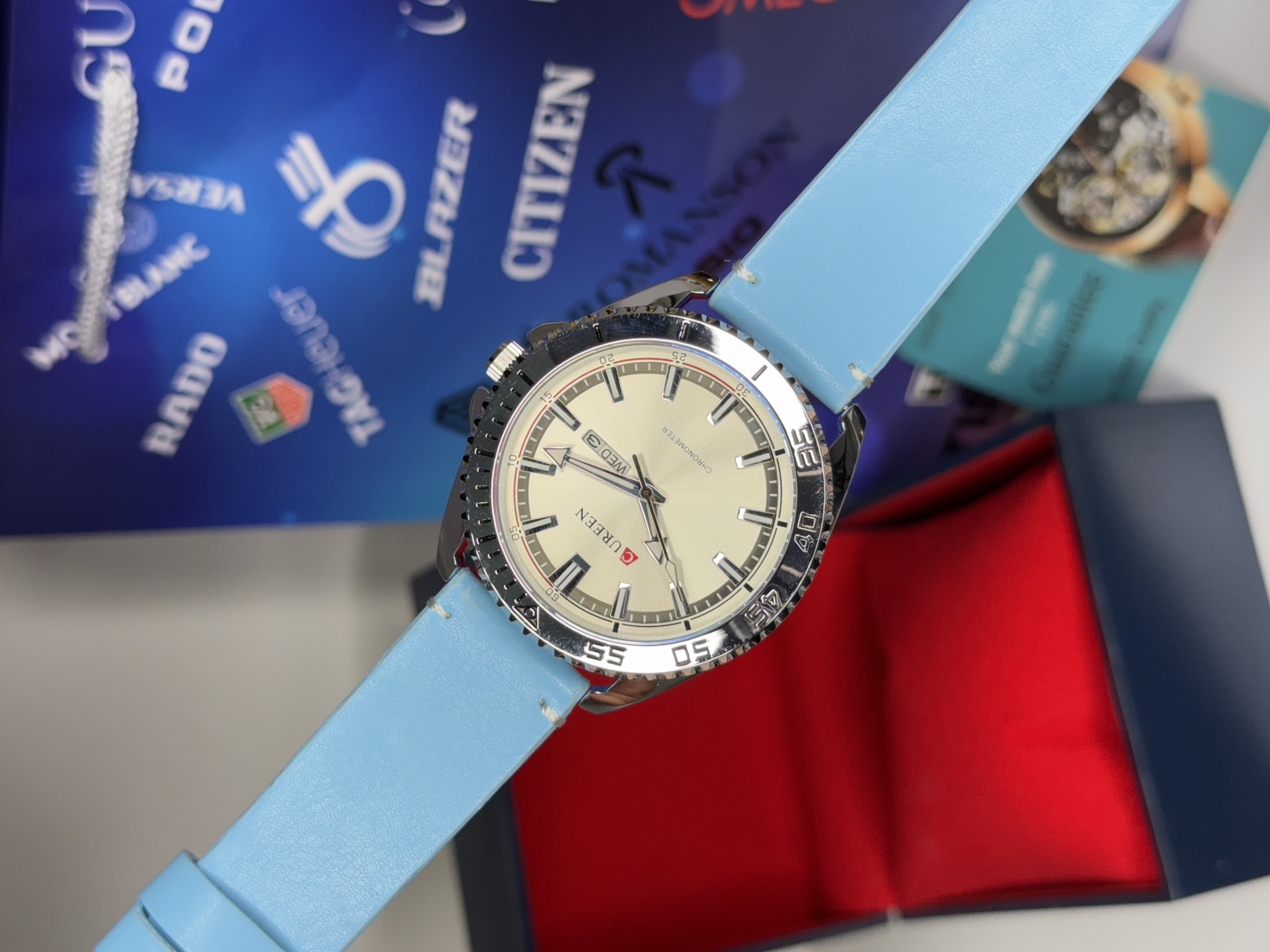 ساعت مچی کارن مردانه چرمی اورجینال