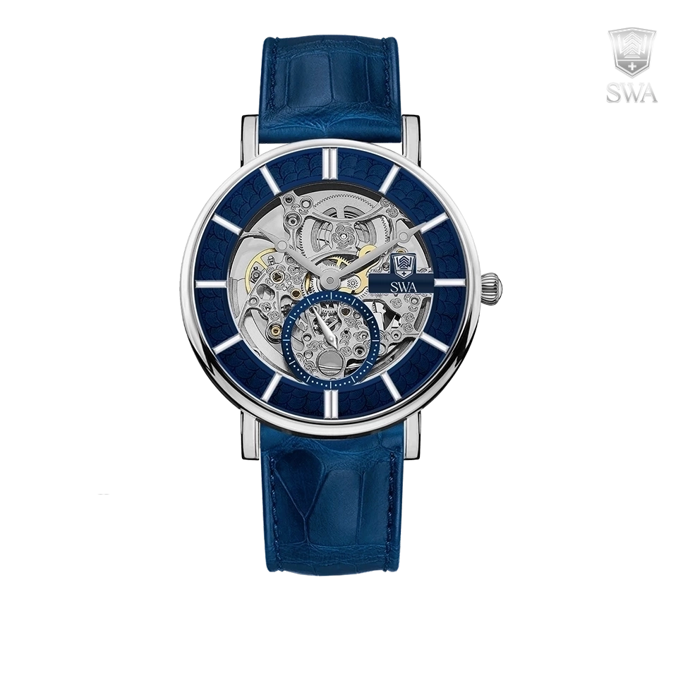 ساعت سوئیس آرت مردانه اتوماتیک چرمی ۹۲۰۱۵۵