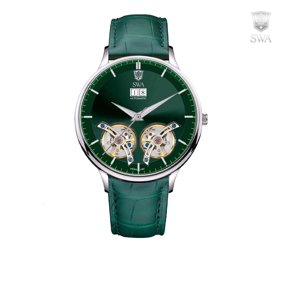 ساعت سوئیس آرت مردانه اتوماتیک چرمی ۹۲۰۱۵۶