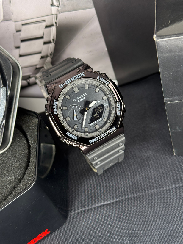 کاسیو جیشاک قاب فلزی مدل GA-2100