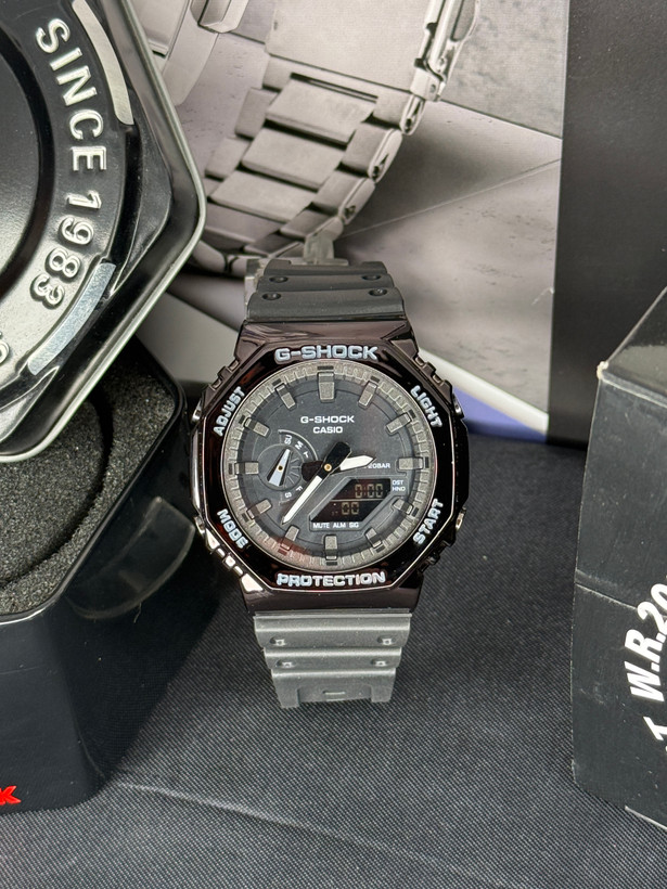 کاسیو جیشاک قاب فلزی مدل GA-2100