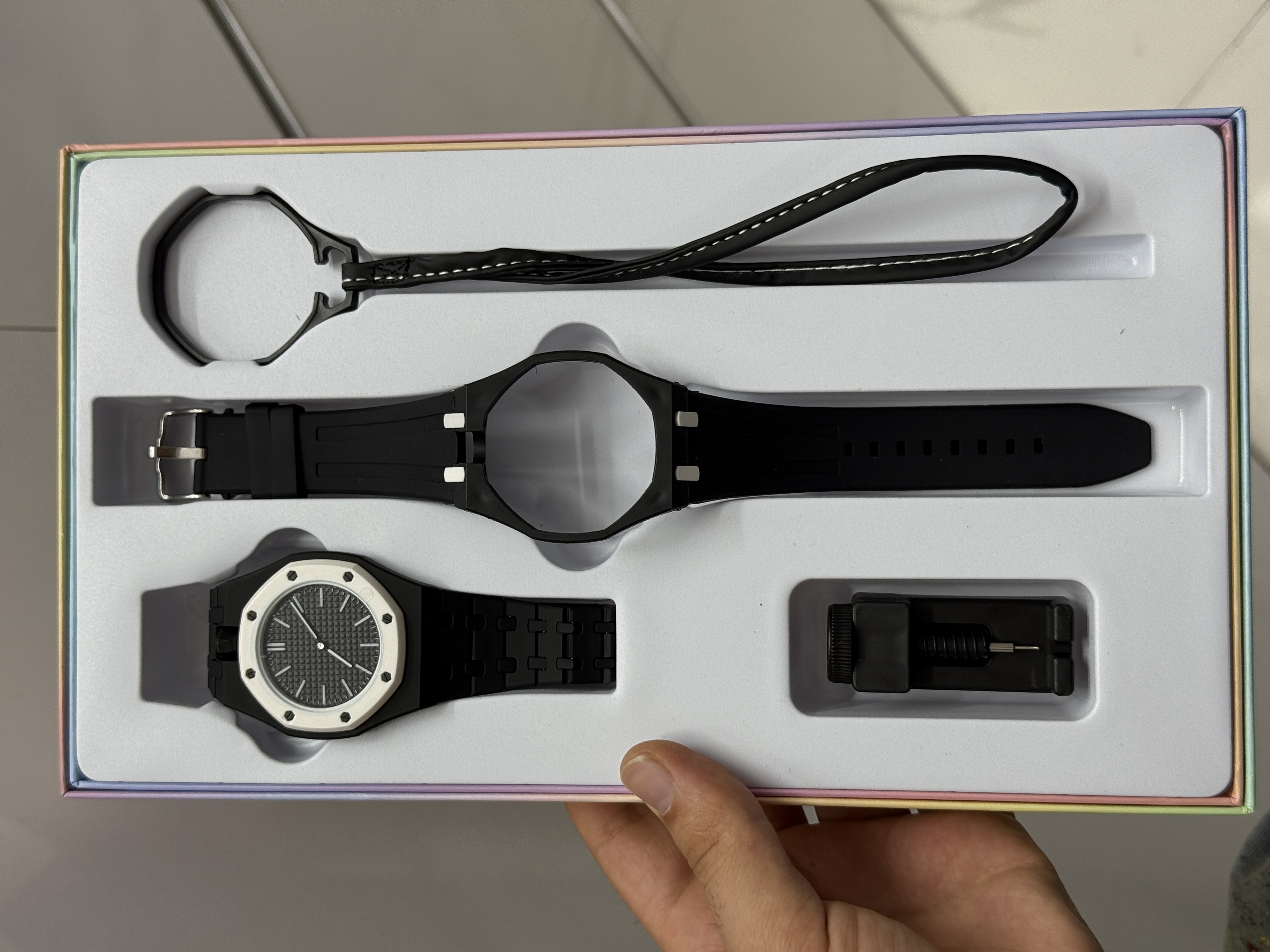 ساعت مچی آویزی رویال پاپ سه حالته Swatch & Ap