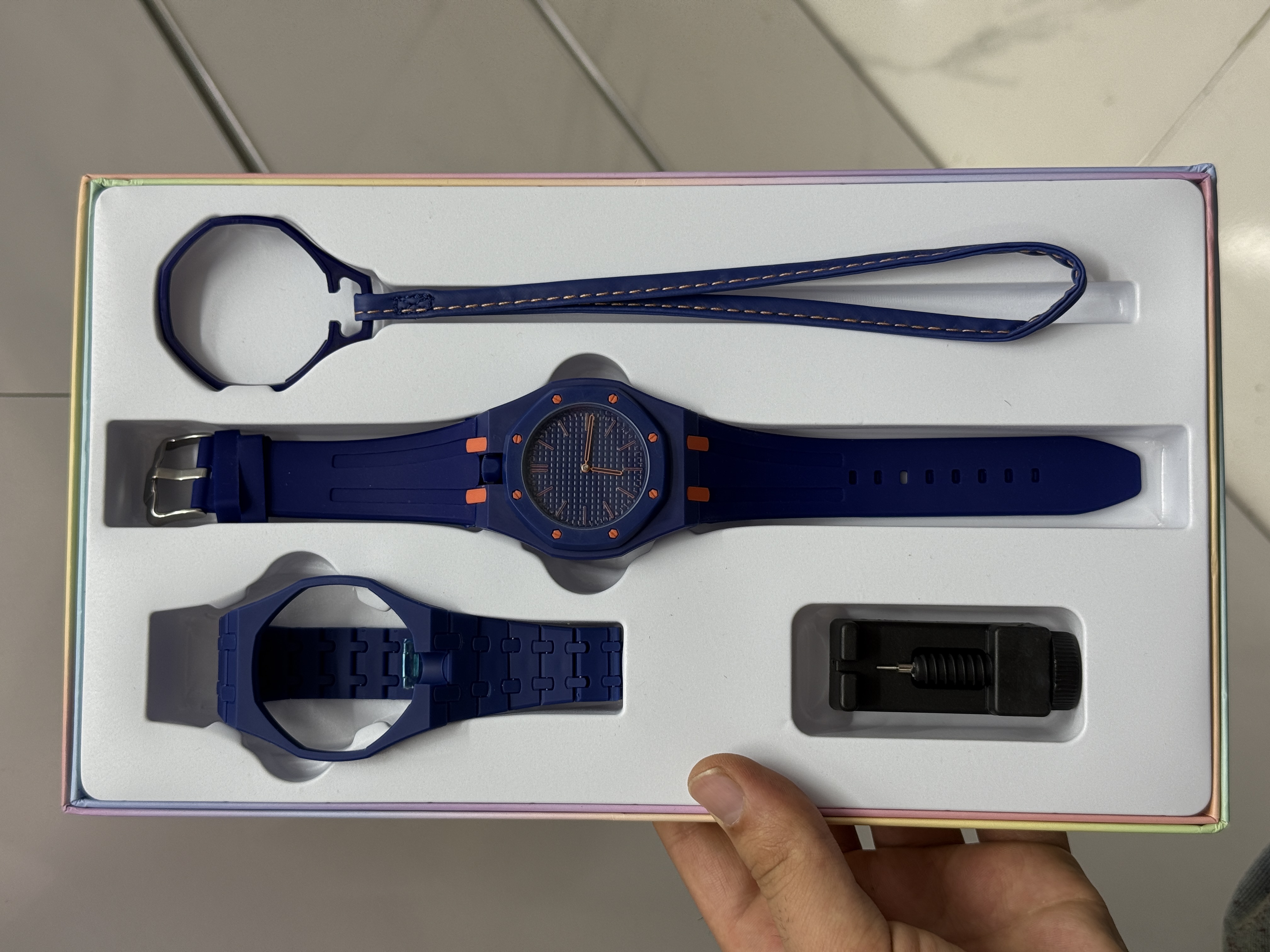ساعت مچی آویزی رویال پاپ سه حالته Swatch & Ap