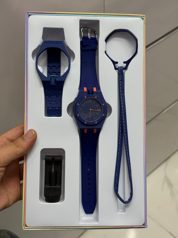 ساعت مچی آویزی رویال پاپ سه حالته Swatch & Ap