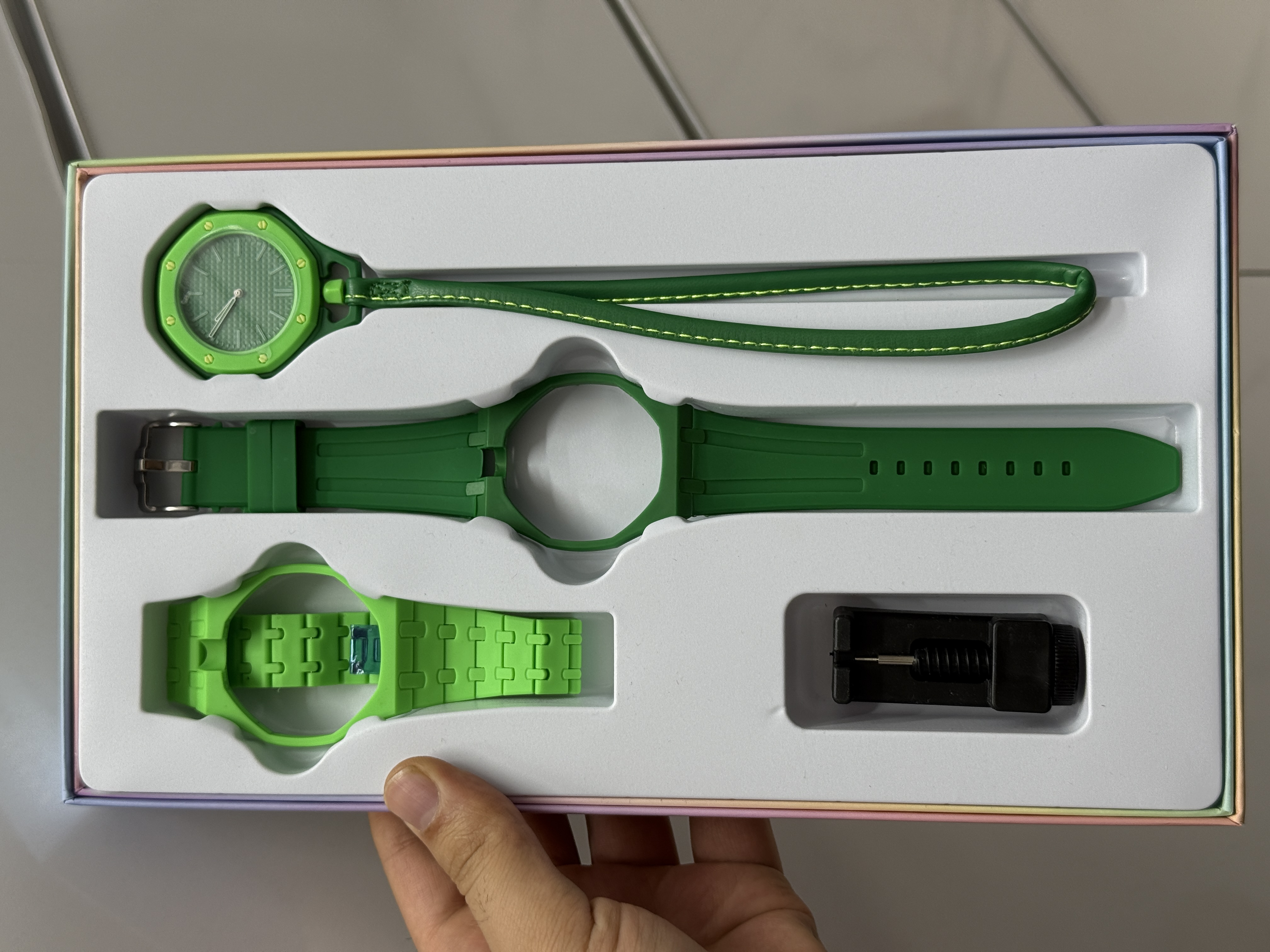 ساعت مچی آویزی رویال پاپ سه حالته Swatch & Ap