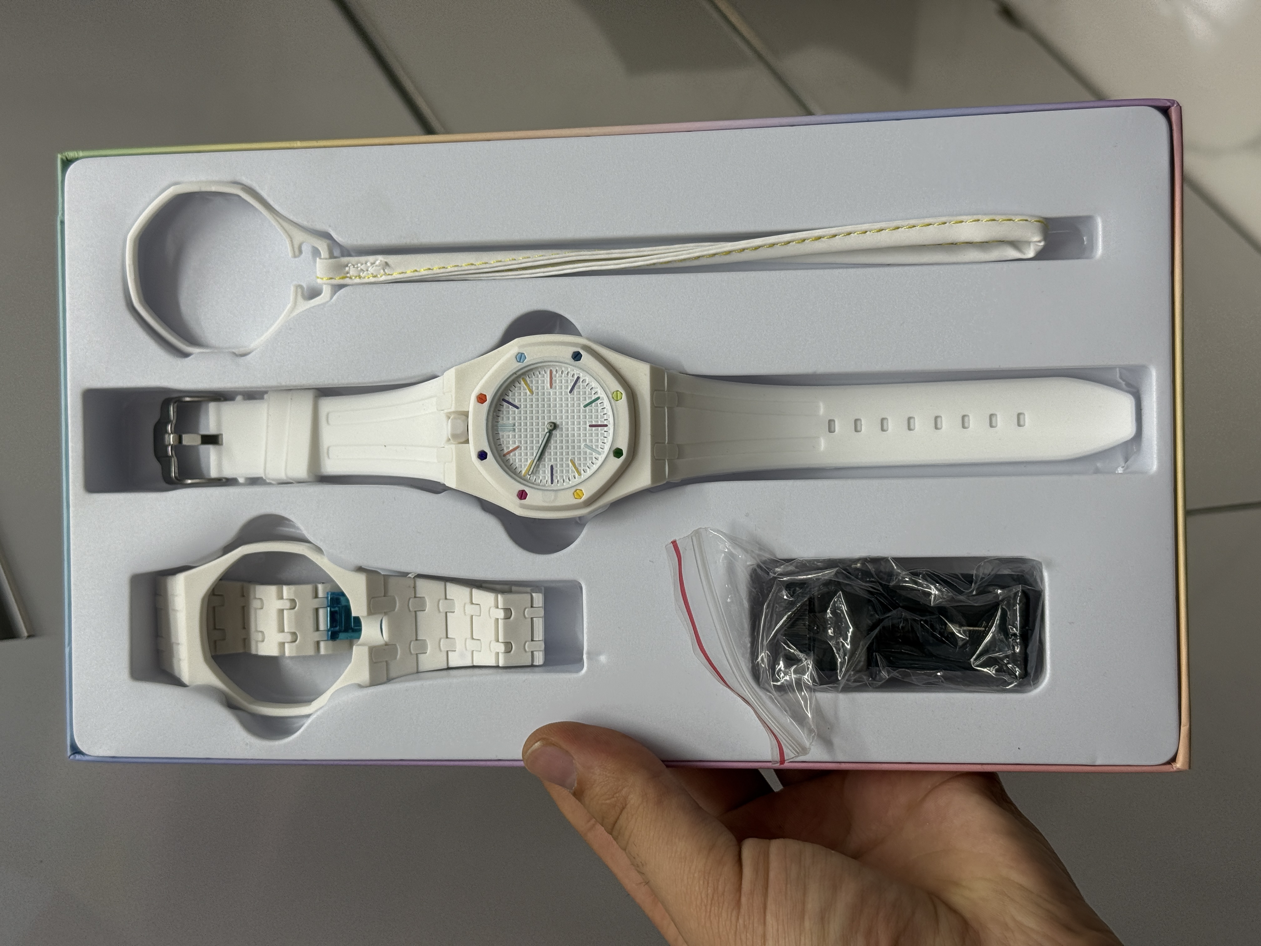 ساعت مچی آویزی رویال پاپ سه حالته Swatch & Ap